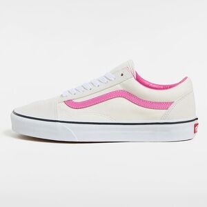 Vans Men’s Old Skool Pop Raspberry Rose Sneakers VN000CR5YLZ Cream Pink Low 10